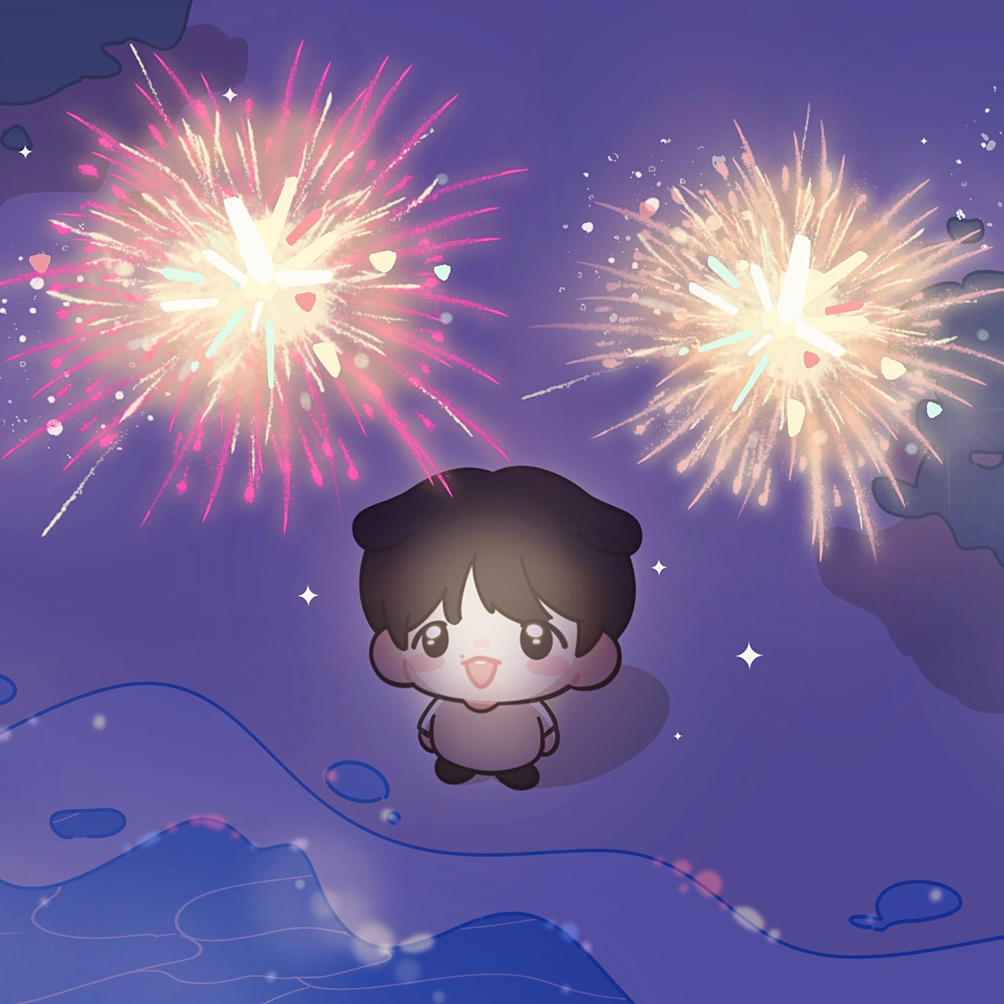 边伯贤 小狗儿看烟花🎆Ooyxyi ​​​