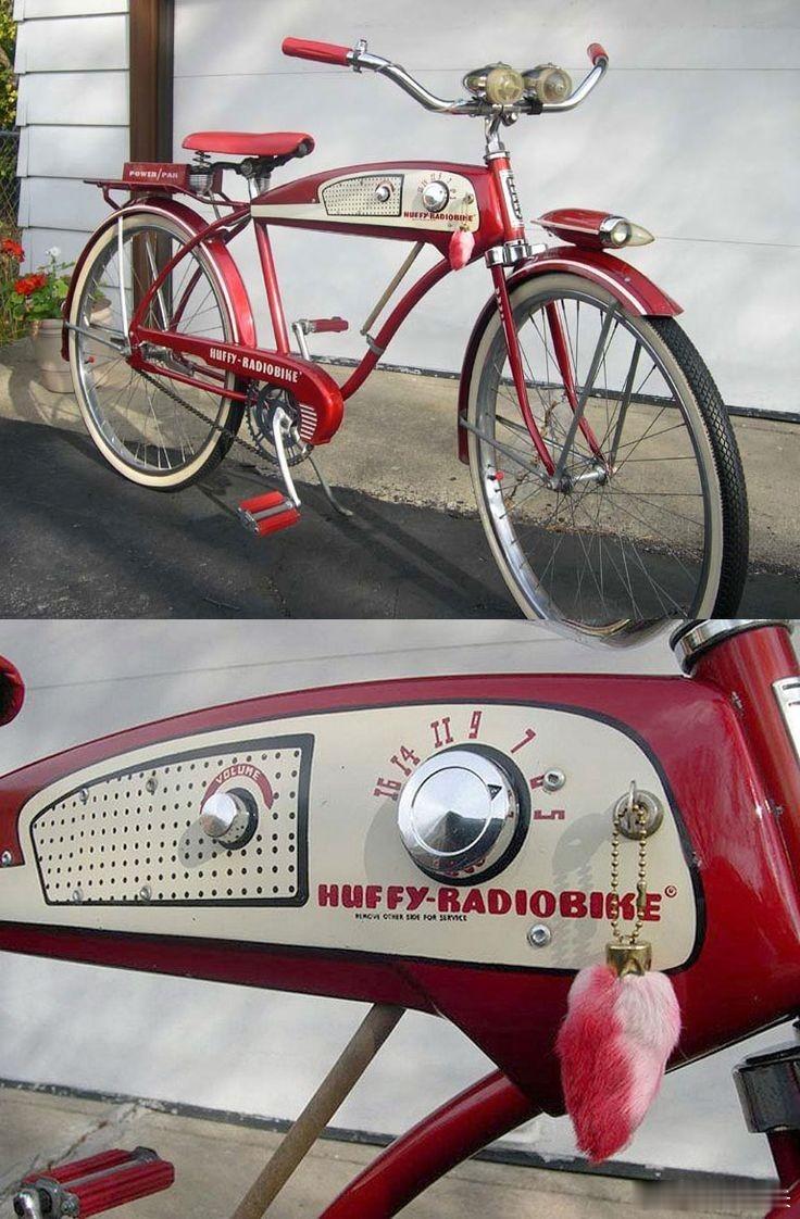 这辆“Huffy Radio Bike”由美国哈夫曼制造公司在1955年至195