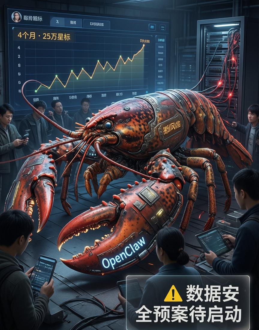 这事儿已经不能叫“火”了，叫“疯”——OpenClaw，那只代号“龙虾”的开源A