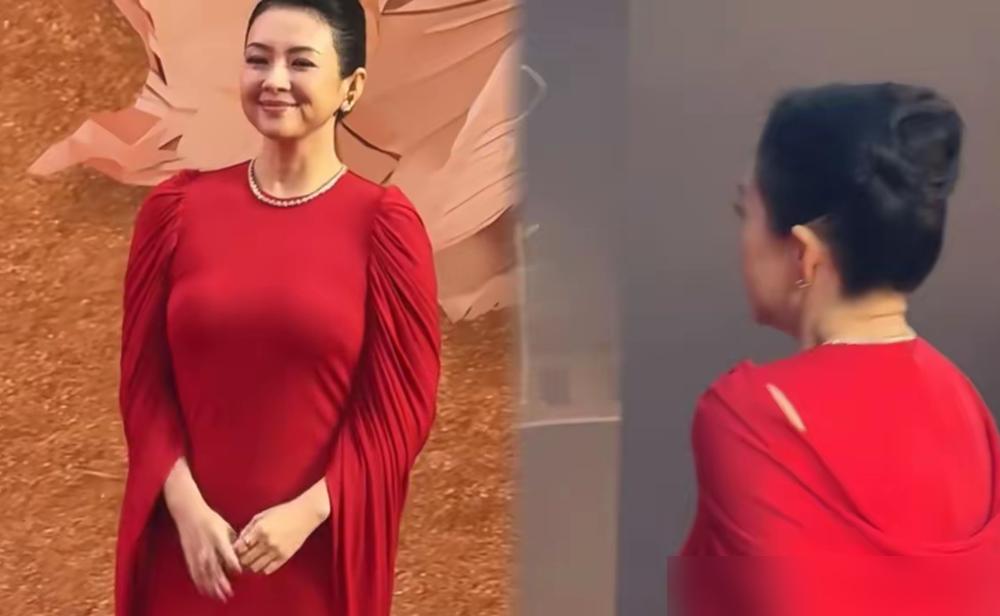 47岁章子怡红裙翻车，胖成倪萍，捅刀的竟然是自己人。
 
那件SEEN USER