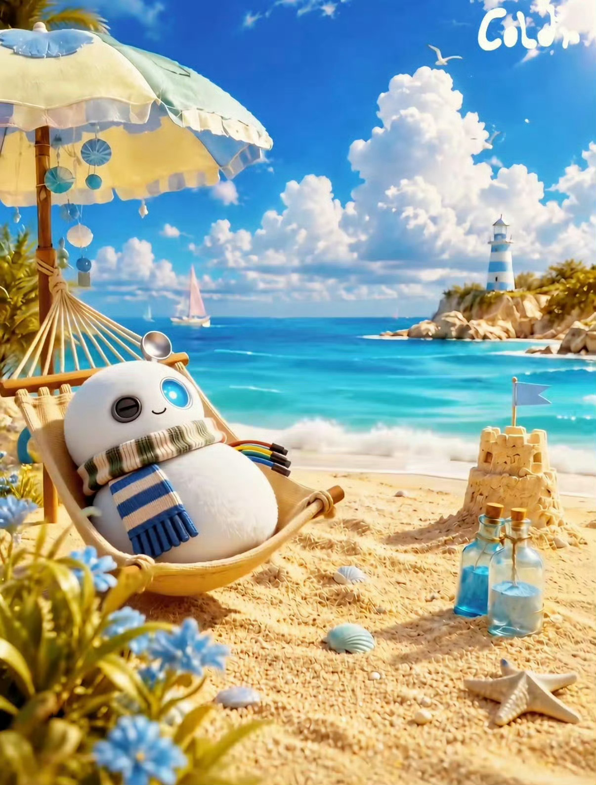 🏖阳光 沙滩 萌宝coldy