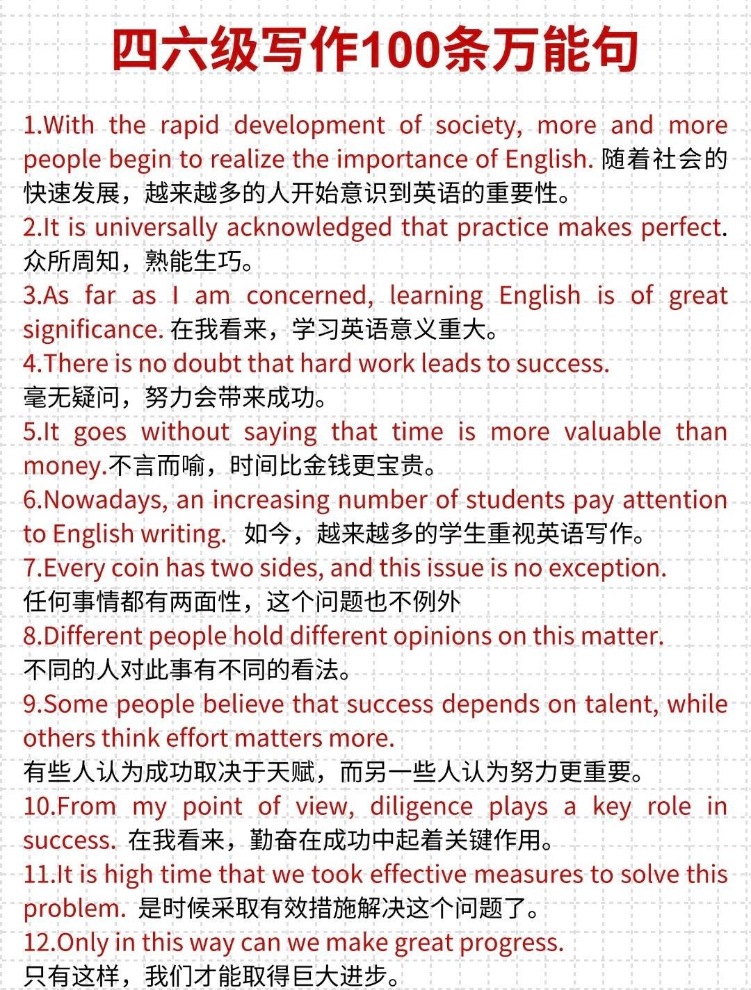 四六级作文万能句大学生喜爱内容共创计划校园v计划日常陪你看世界毕业时光簿