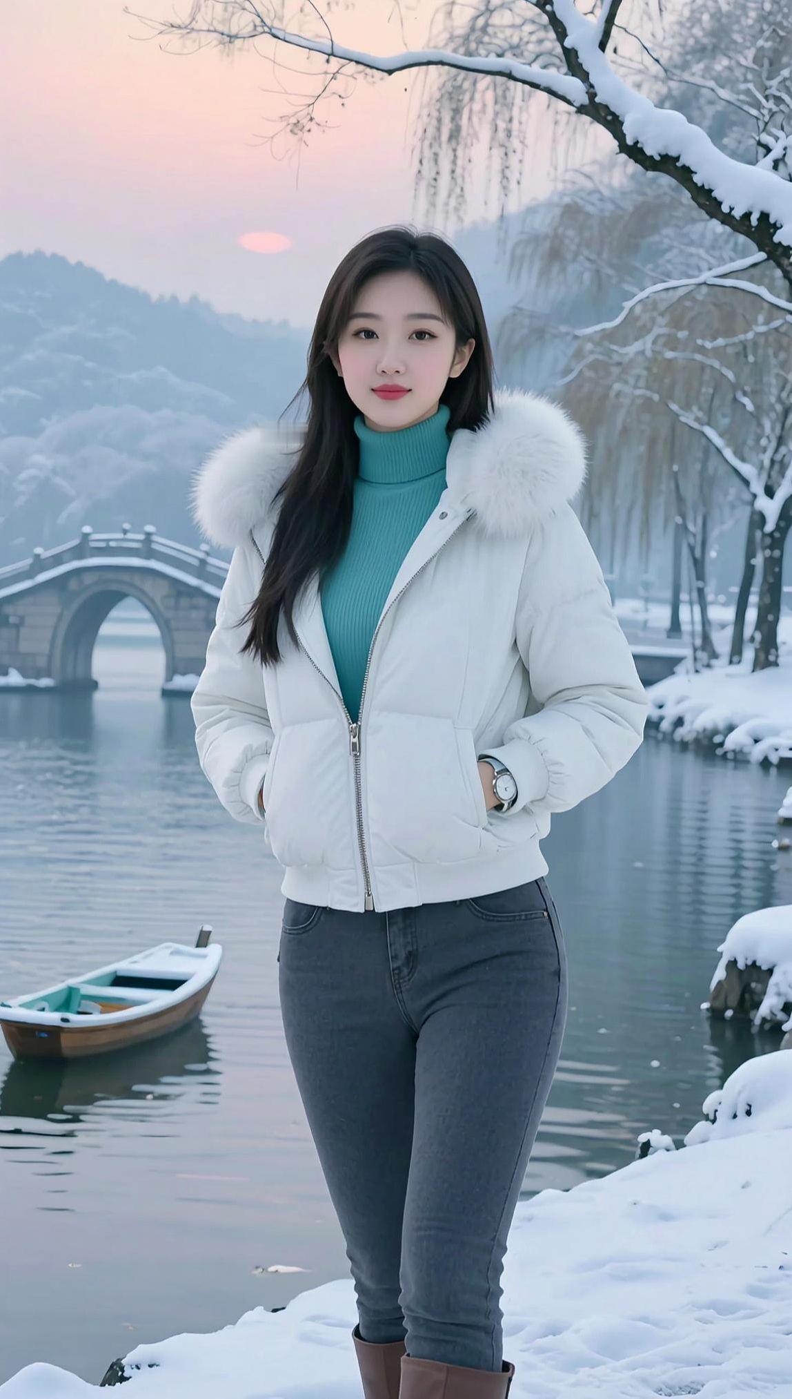 AI初冬氛围感写真 抖音ai创作