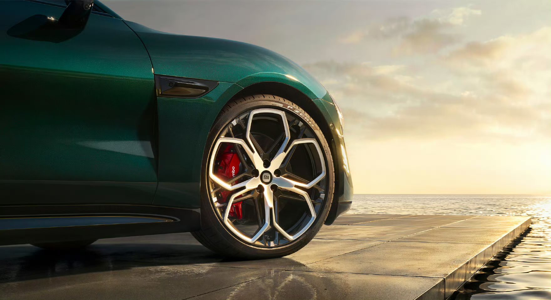 新一代SU7靛石绿大v聊车 小米官宣新一代SU7本月登场，还带来全新配色靛石绿，