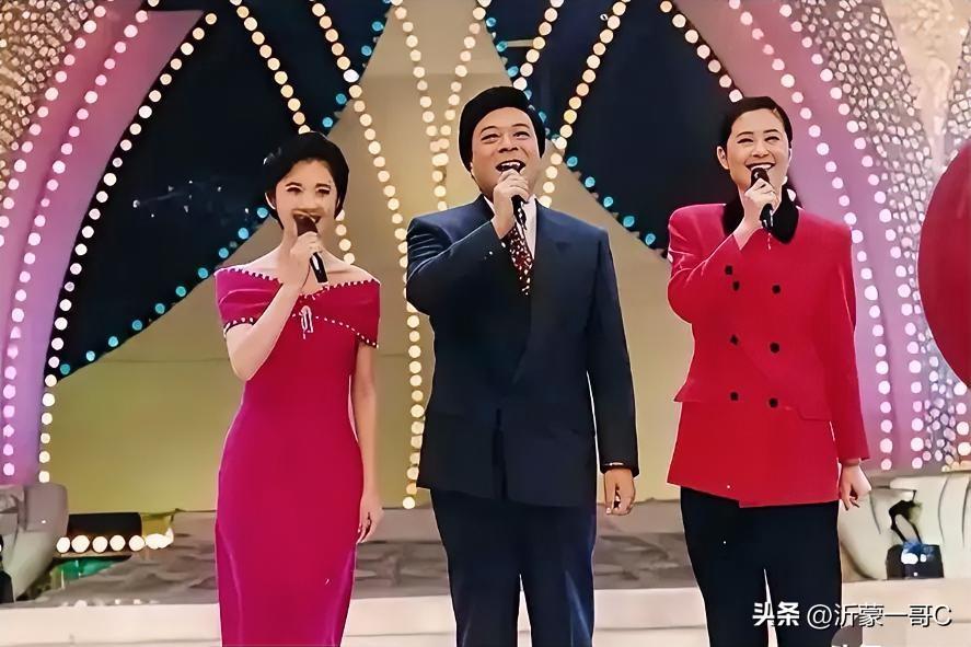 还记得当年中央电视台这三位著名的主持人吗？他们分别是:左起许戈辉，C位是赵忠祥老