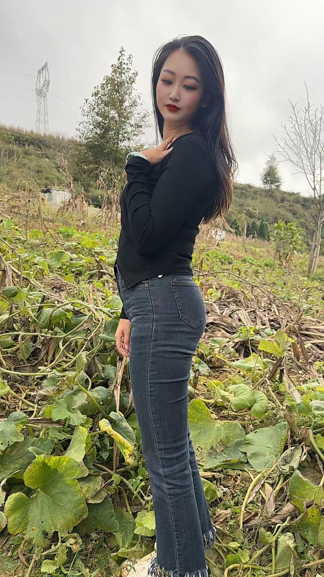 紧身牛仔裤 微胖女生 热门