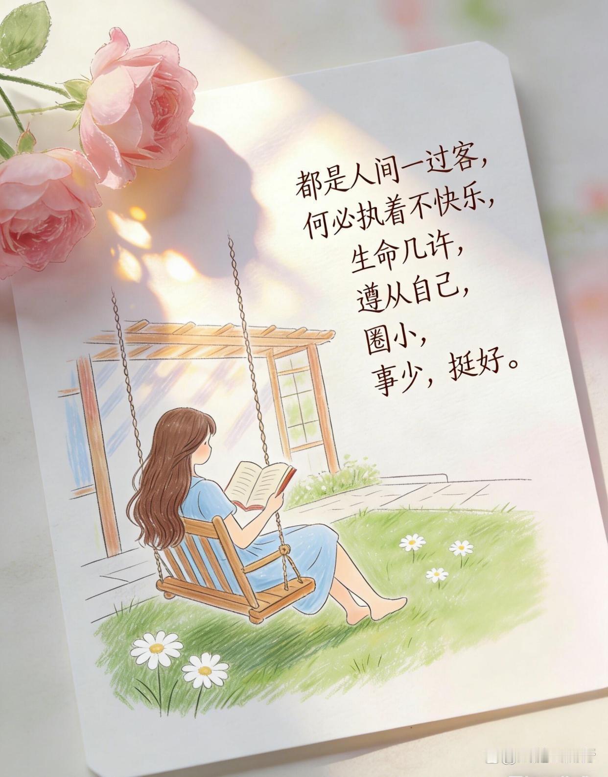 在变老的路上，请好好善待自己

  年轻的时候不知道珍惜自己，
  等你过来时，