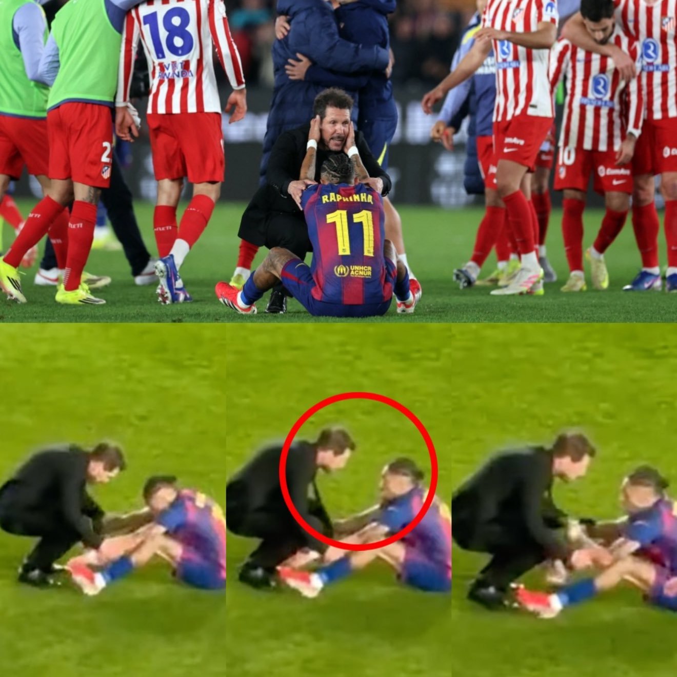 西蒙尼确定很欣赏拉菲尼亚。巴萨巴萨vs马竞巴萨3比0马竞