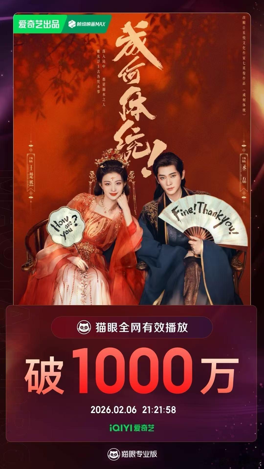 成何体统海外热度成何体统成绩成何体统成绩有，有效播放破千万，成何体统海外热度有，