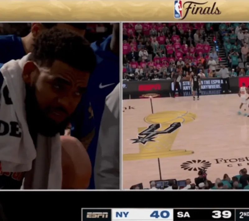 唐斯喊话队友：做好防守、进攻会跟上的，就像打骑士G1一样！今日的NBA总决赛第一