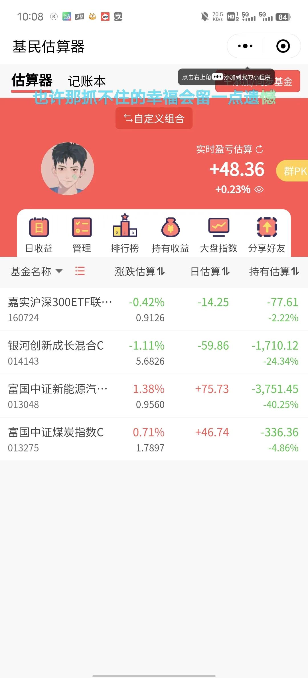 新能源也该反弹了！加油！