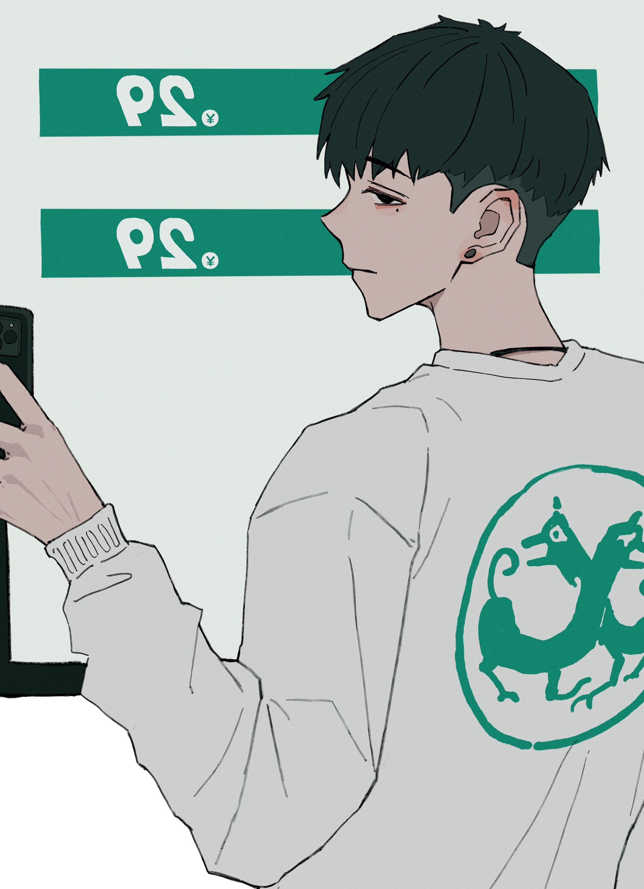 少年总是发光。喝咖啡吗，我给你弄