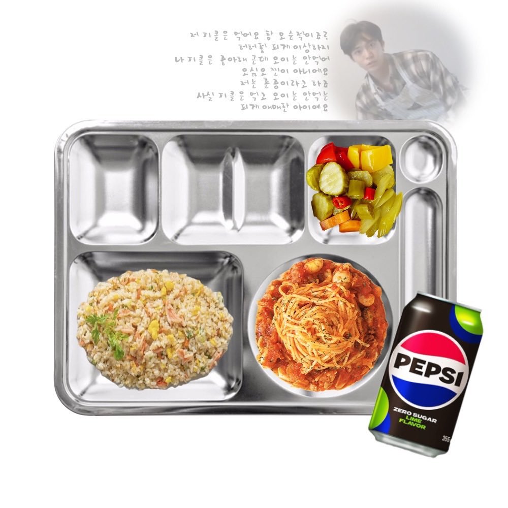 260905 入伍 D - 275 🩵东营的午餐🍽️龙虾炒饭阿拉比亚塔意面什