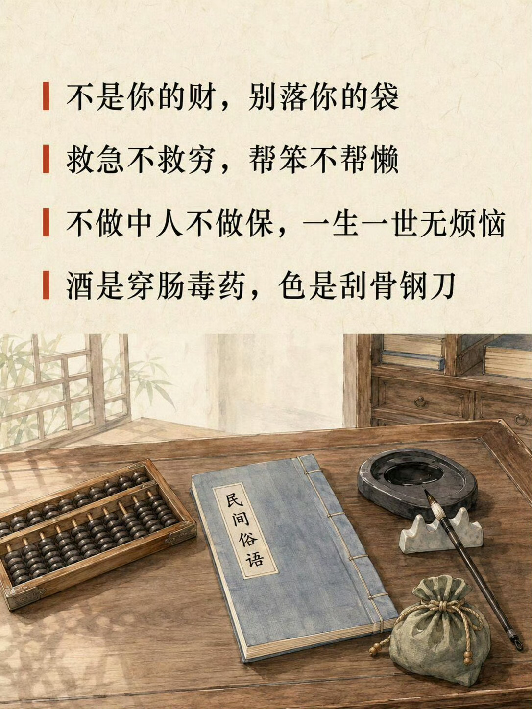 老祖宗留下来的忠告 ​​​