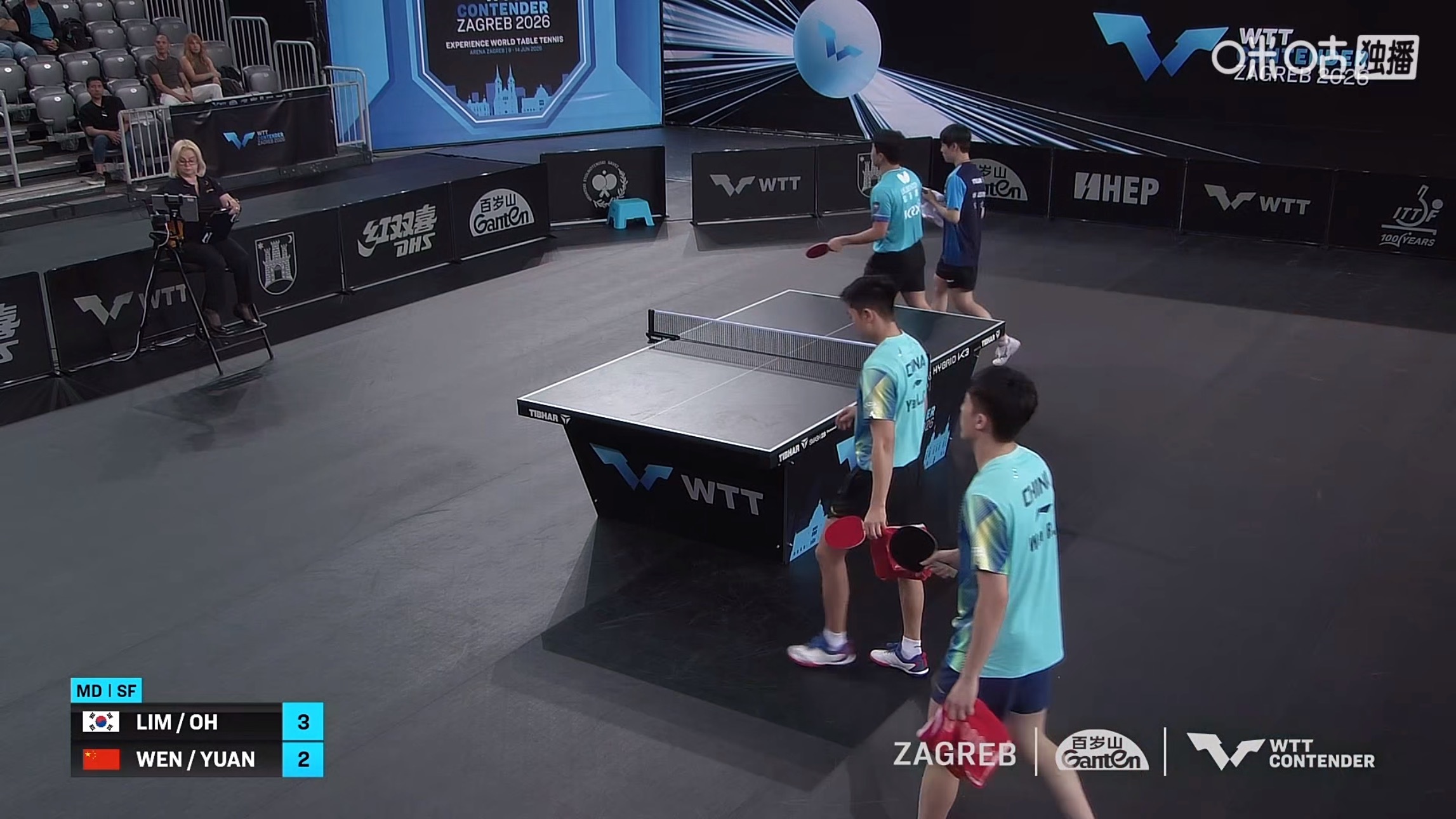 温瑞博/袁励岑2比3林钟勋/吴晙诚(12-10，4-11，11-5，5-11，9
