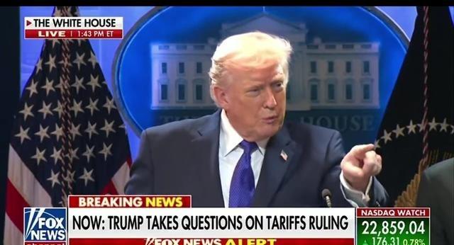 2月21日，就当美国最高法院裁定特朗普的关税措施违法之后，特朗普立即出台了报复性