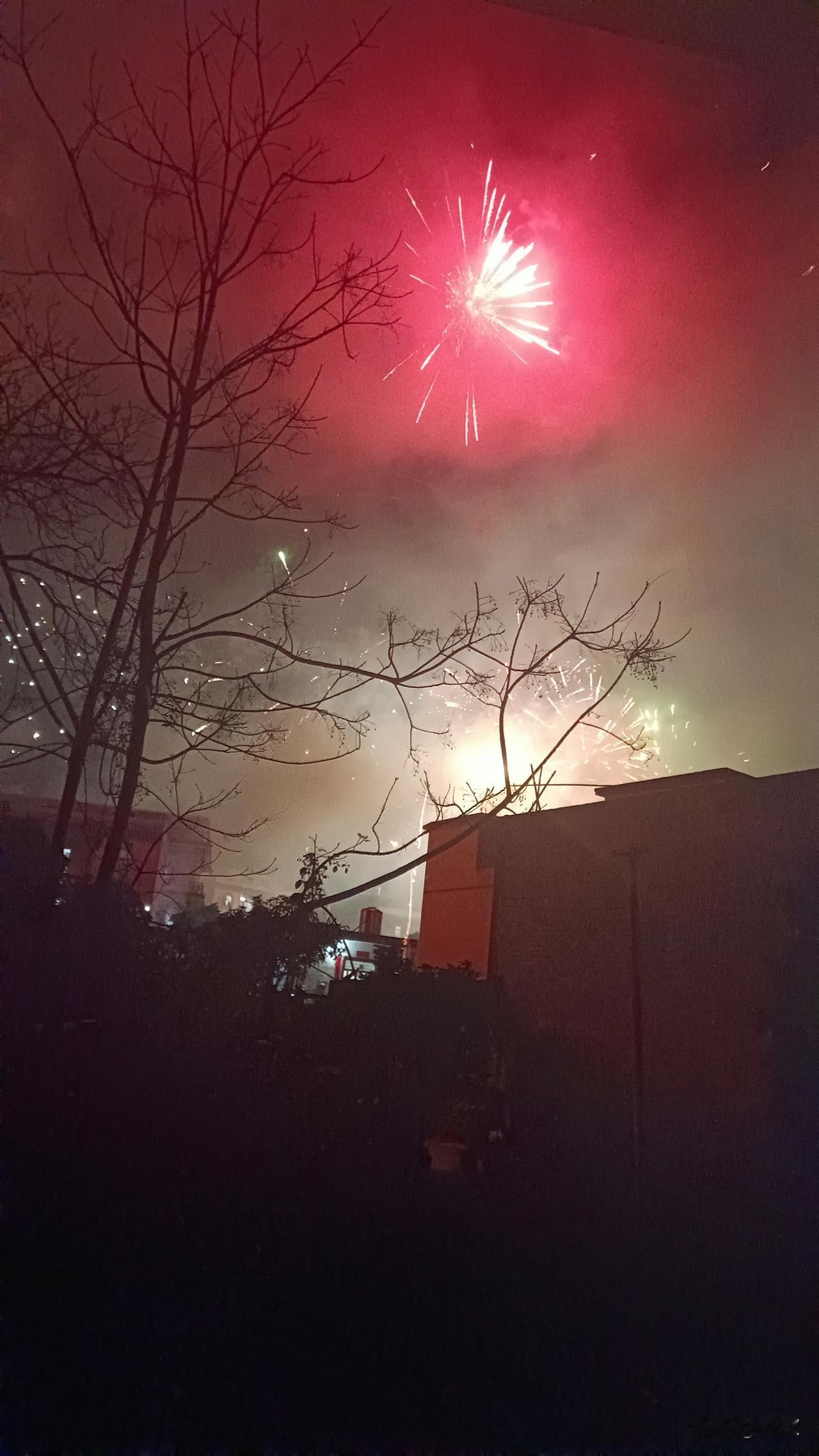 分享我这周有趣的事：除夕夜的鞭炮声，马到成功，龙马精神。