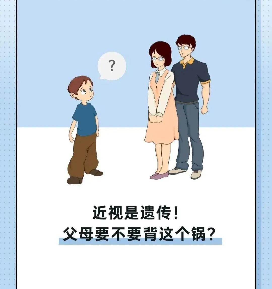 孩子近视啦，父母该不该背锅呢？该，也不该！请看图。就医请线下！！！