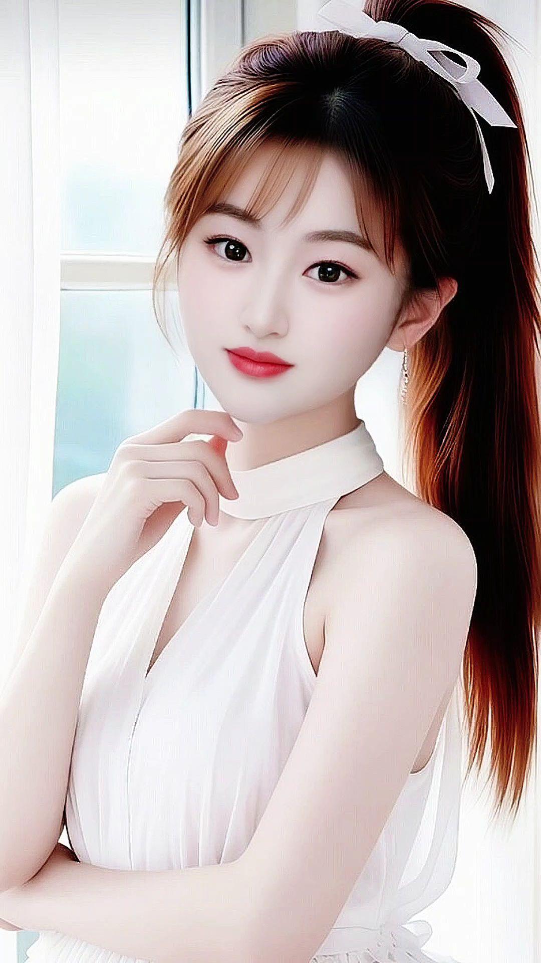 天生丽质 邻家女孩 美出温柔感 清纯甜美 青春的样子