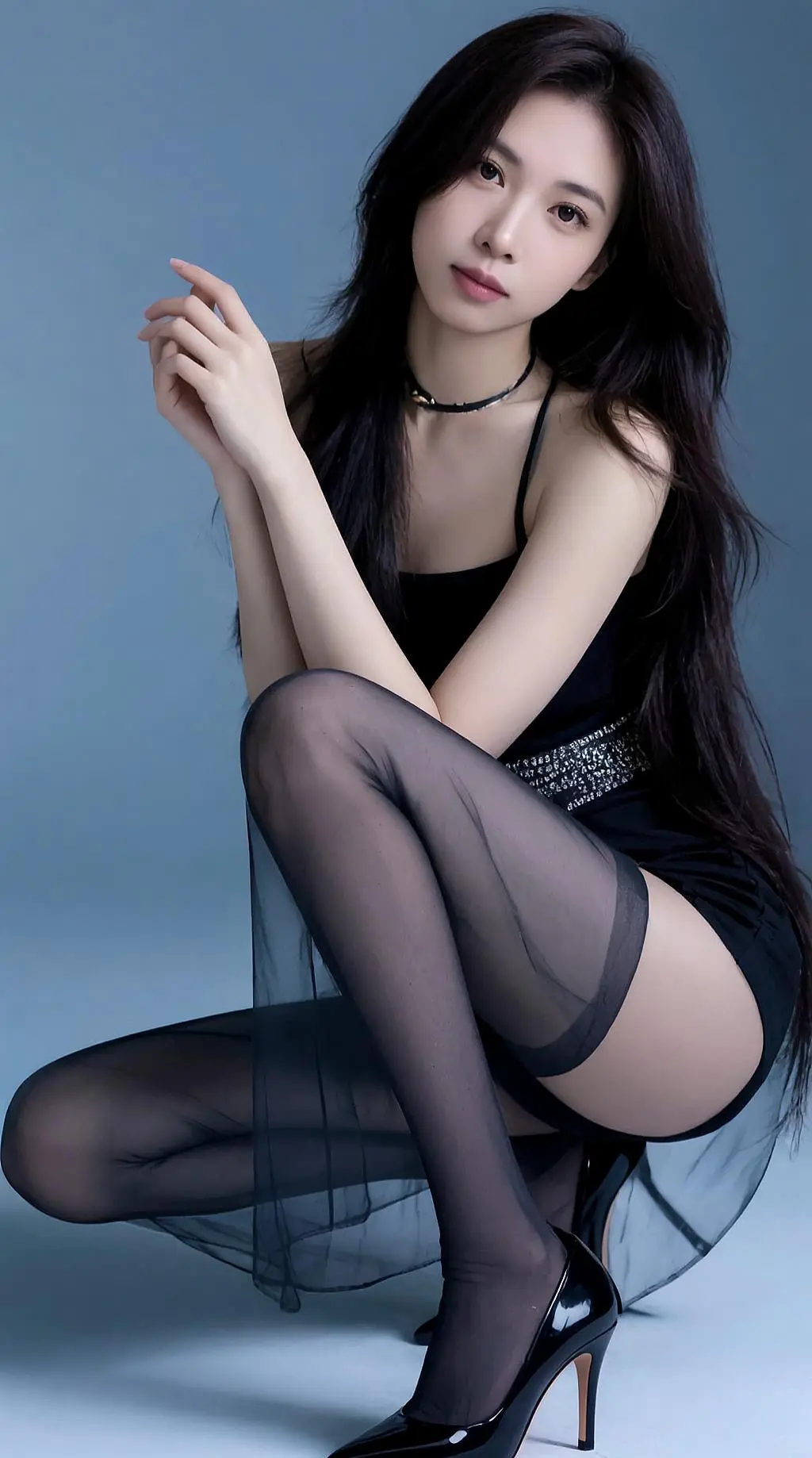 黑丝美女 穿出长腿美感 纯欲天花板 纯欲风天花板 御姐风