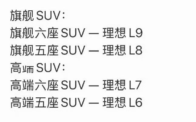 相当于L8和L7对调了呗？我觉得，有点搞复杂了。车名尽量不要去挑战固有记忆。 