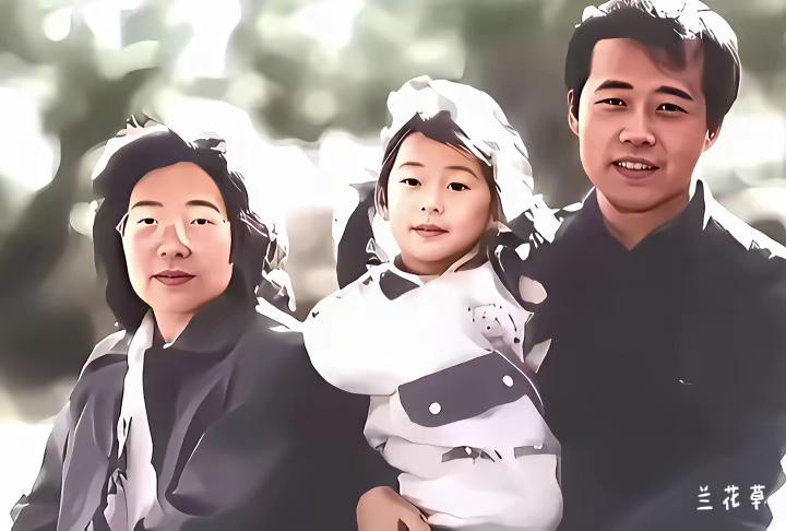 王石曾经的美好生活。
这是当年他和发妻王江穗以及女儿的合影，幸福都写在脸上。