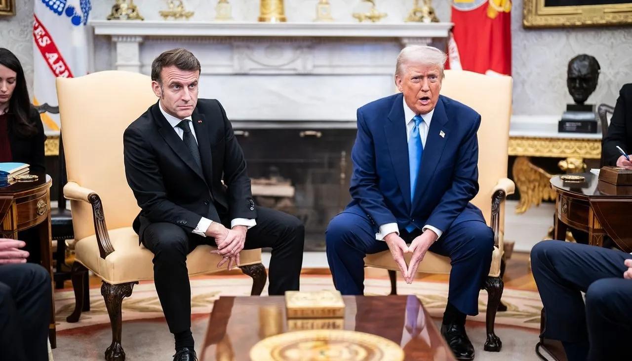 马克龙表示特朗普推出的关税举措令人无法接受：“美国借助贸易协定展开的竞争，正损害