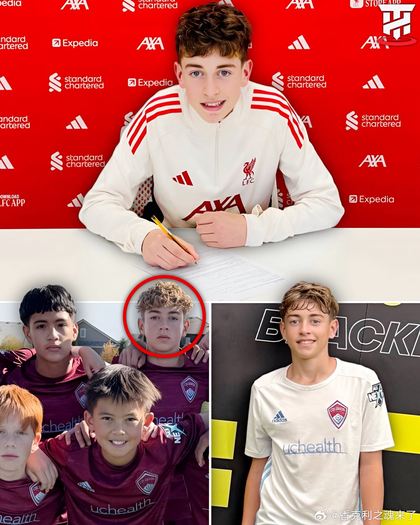 经过成功的试训，14岁的边锋诺亚·达什·艾伦从科罗拉多急流队转会至利物浦。诺亚曾