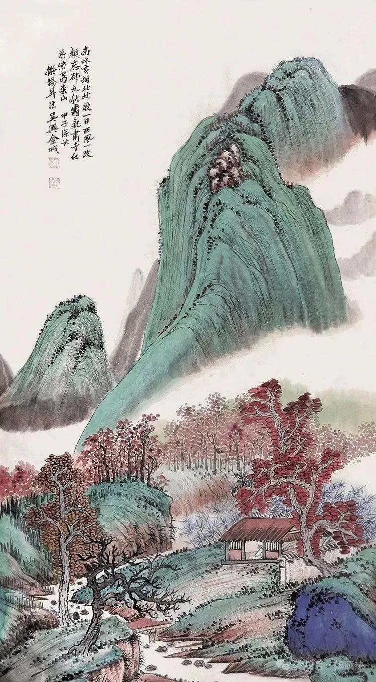 【留洋法律生半路画画？金城山水藏着百年画坛趣事】

自古山水，天空皆留白，无人敢