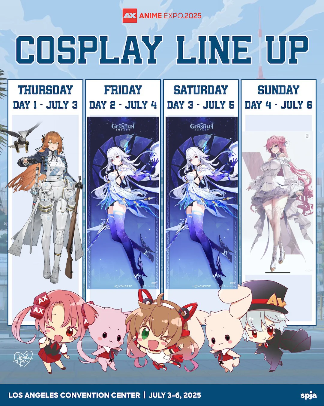 AX lineup 一年一度的北美二次元夏季拉练
