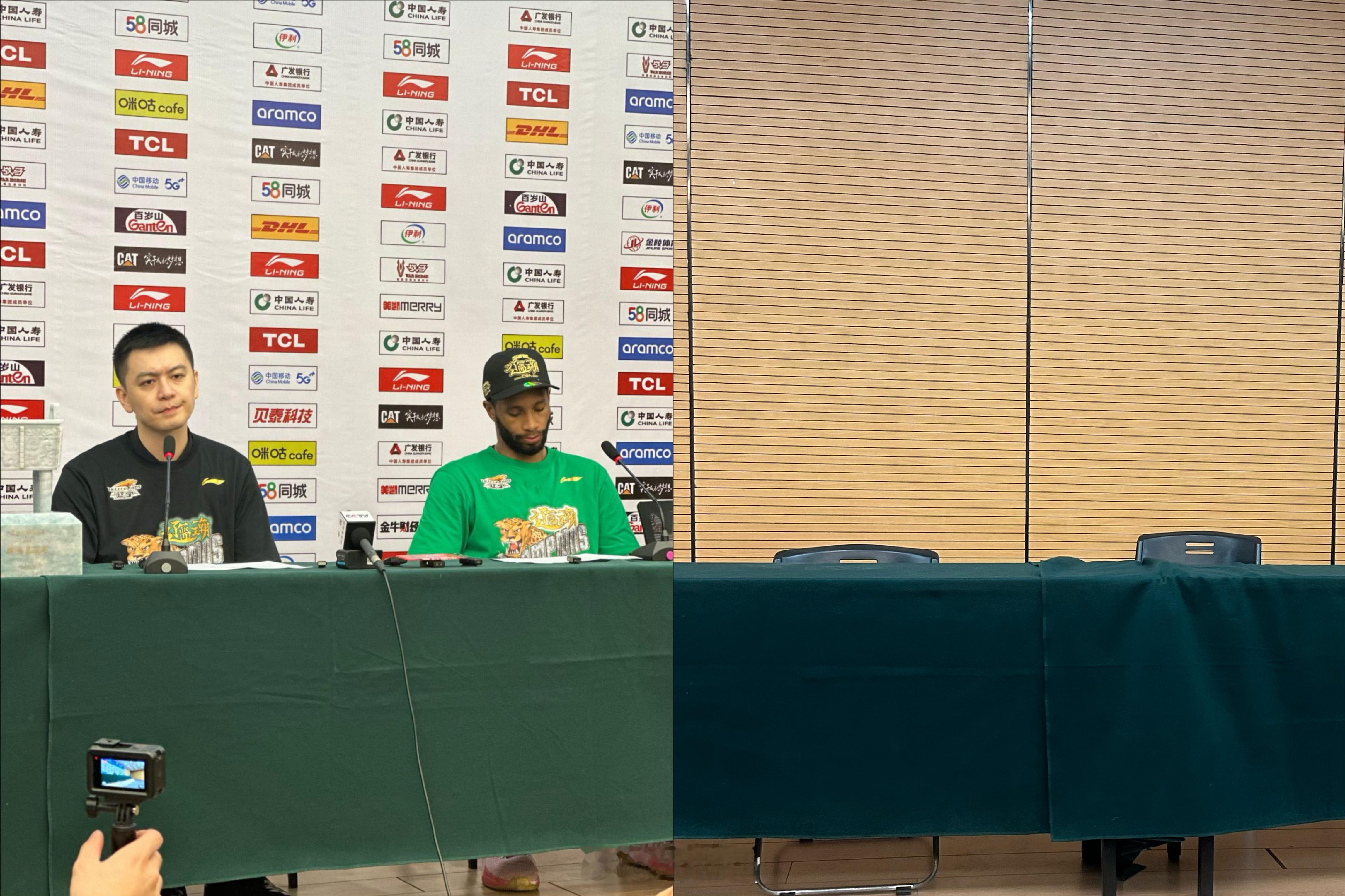 上回进这间发布厅的时候是三连冠夺冠发布会，物是人非了 