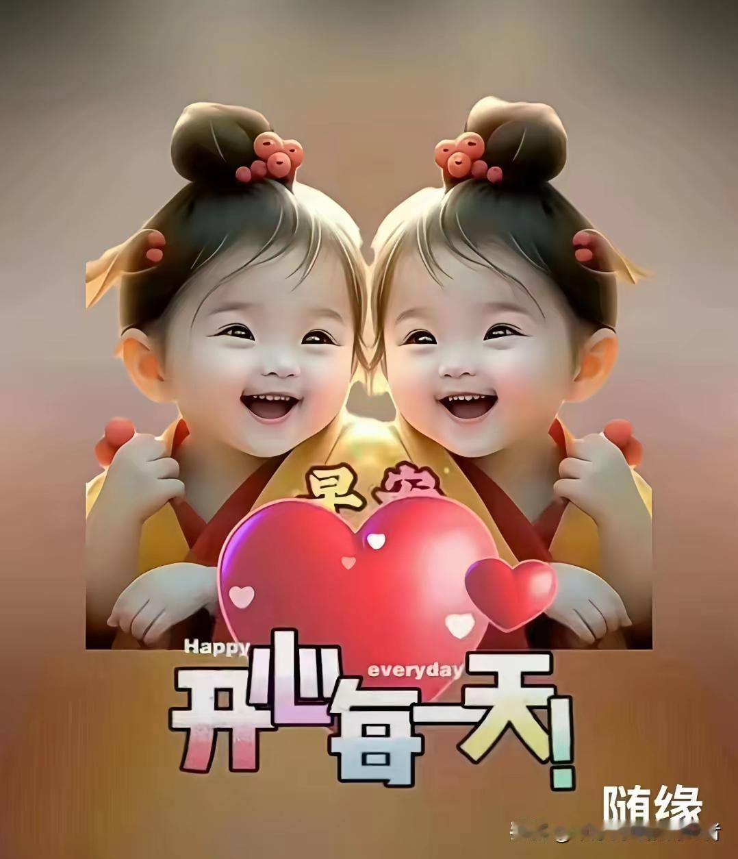 萌娃双笑，快乐每一天！💖💖💖