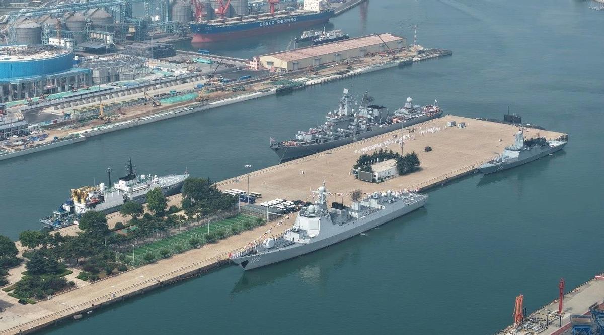 中俄“海上联合-2026”实兵演习在黄海海域全面开演，双方参演阵容基本可用豪华二