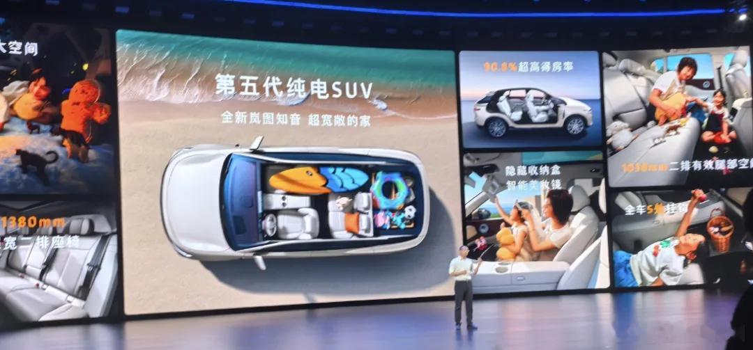 纯电 SUV 代际由产业与需求演化划分。前四代依次解决能跑、续航、舒适性接近燃油