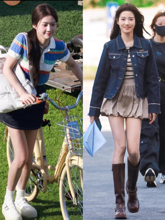 我发现普通女孩可以狠狠学习卢昱晓的穿搭！！ 