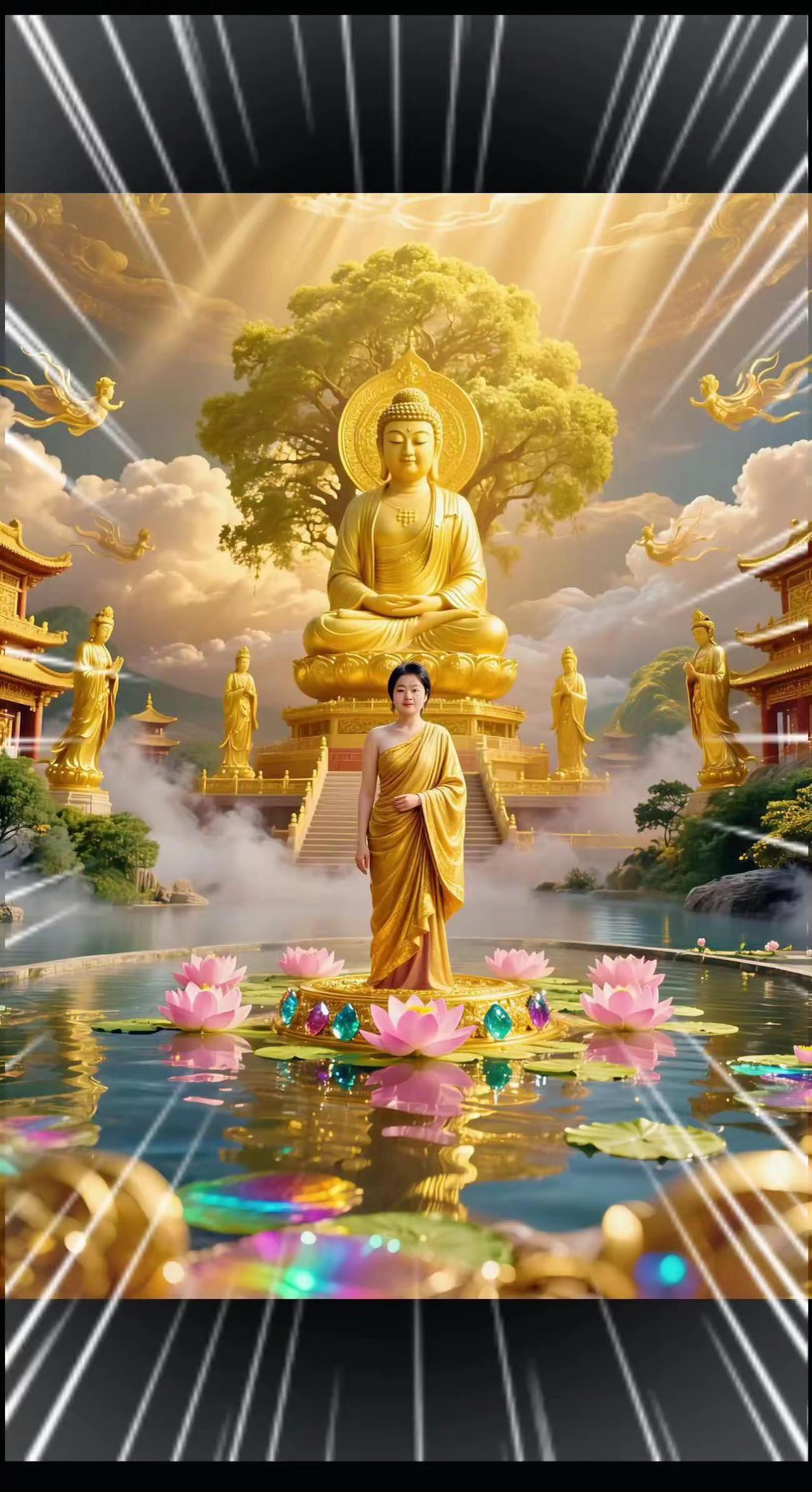 AI极乐之景 极乐世界是我家