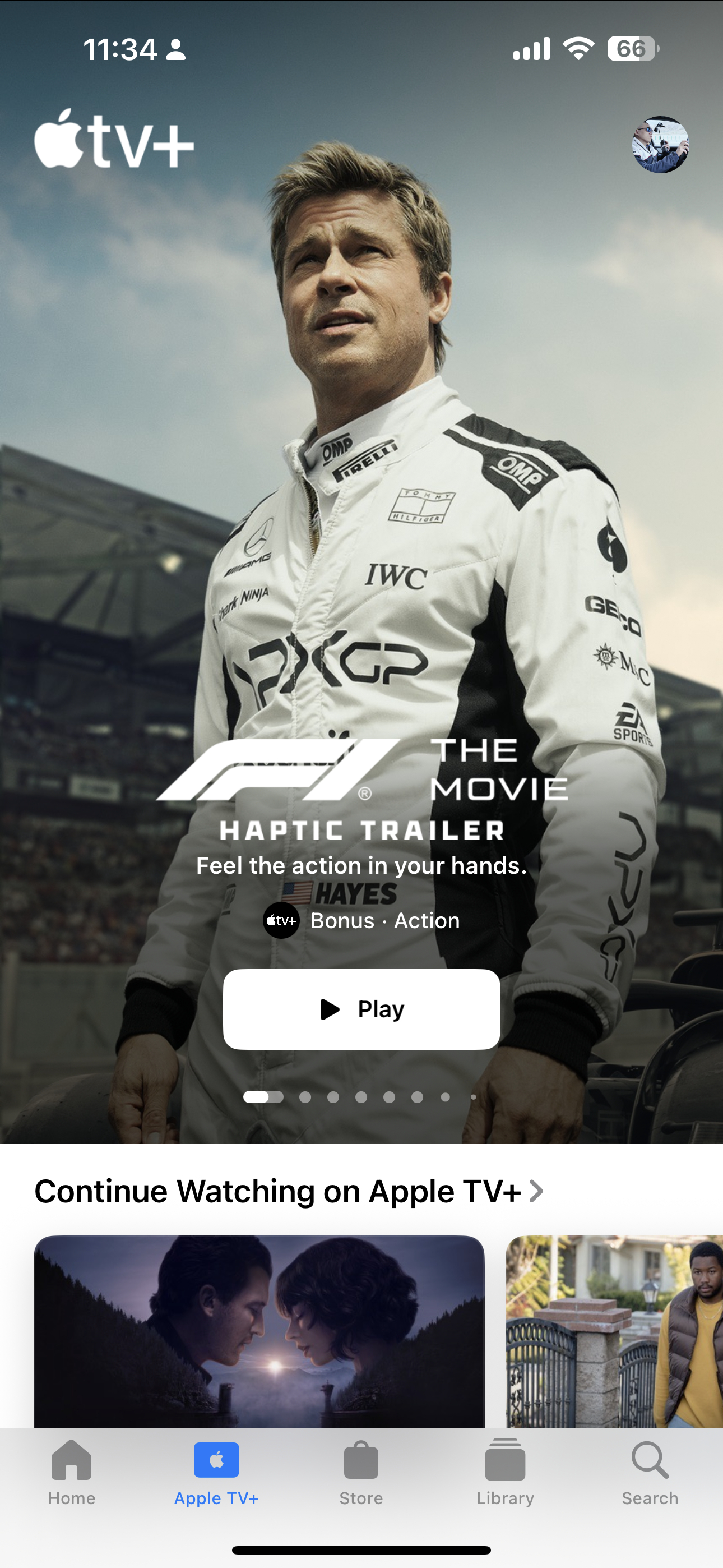 F1 预告片在 iPhone 上看也挺逗的， Apple 推出了 Haptic 