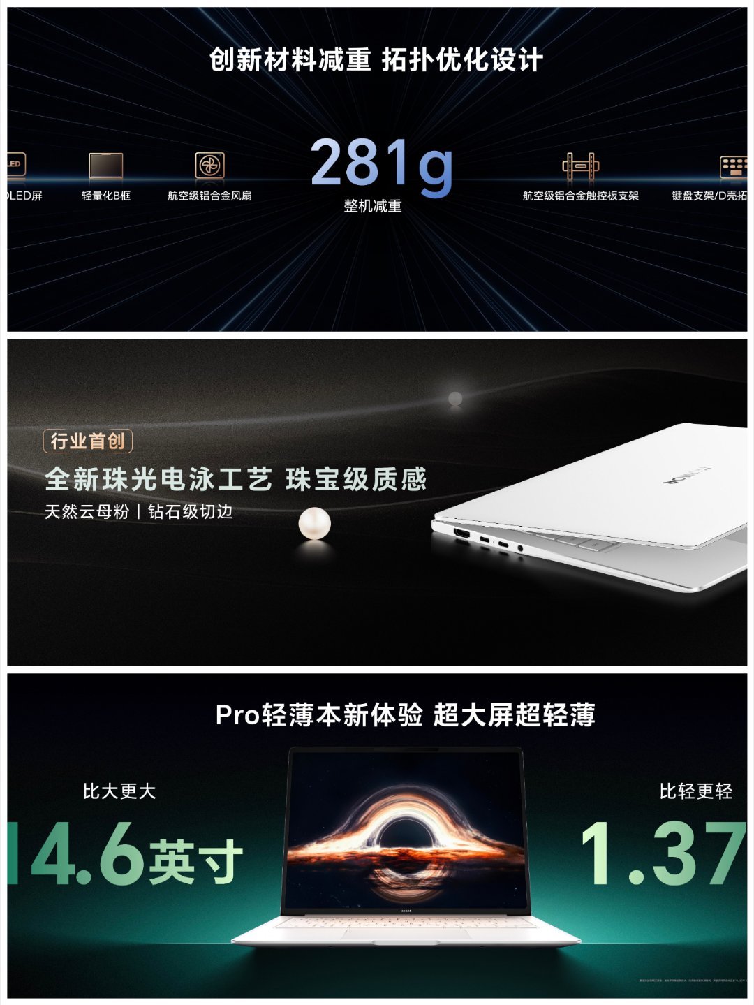 荣耀新款 MagicBook Pro 14 除了轻薄方面做到了极致，续航还是 W