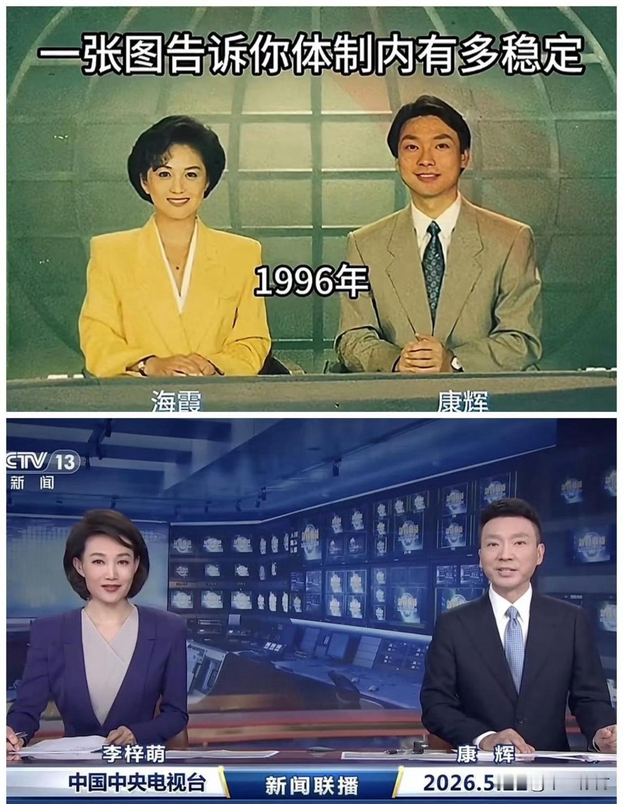 一张图告诉你体制内有稳定，铁饭碗