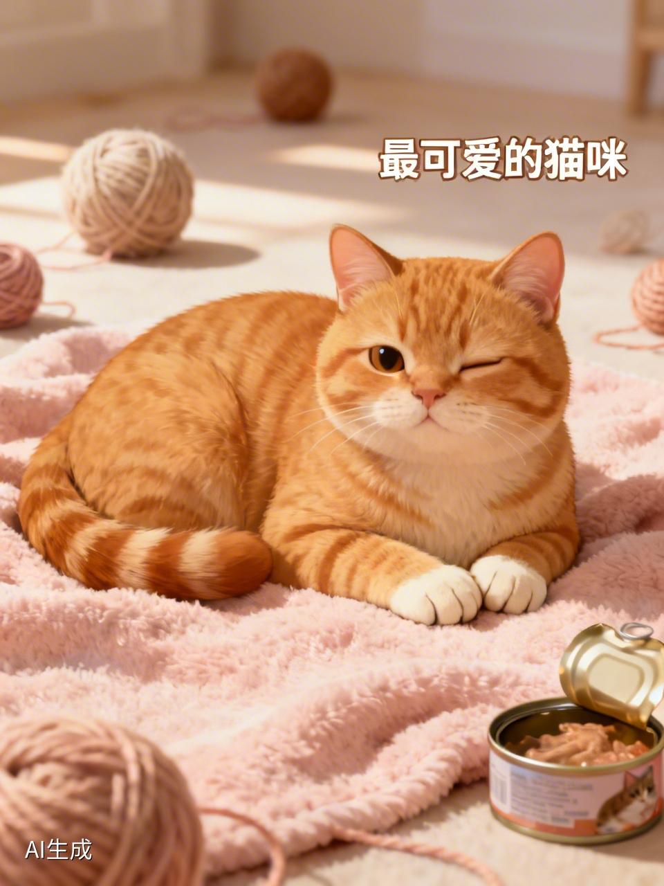 分享一张最可爱的猫咪照片