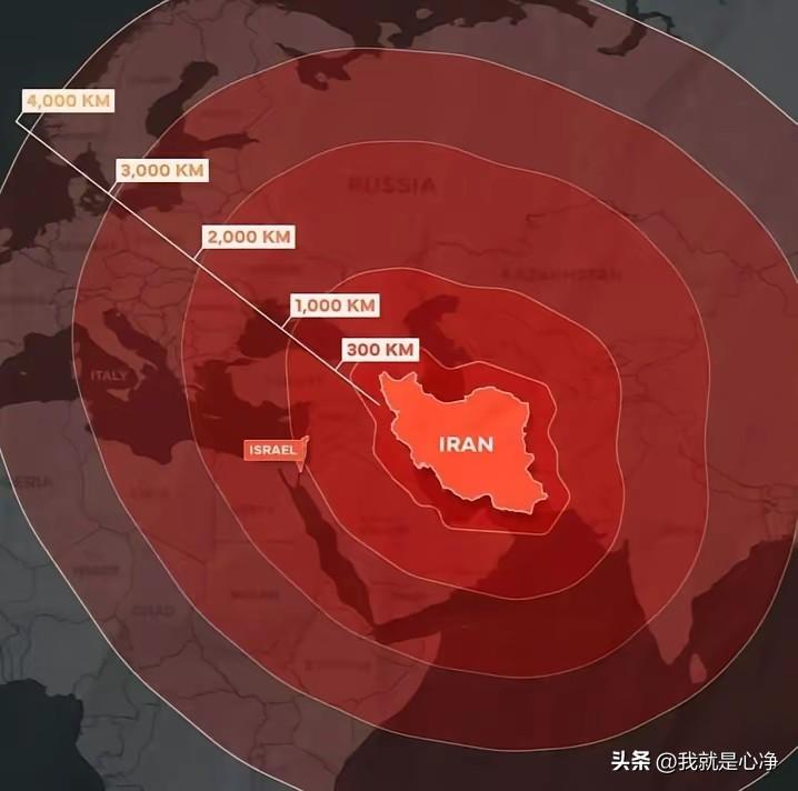 伊朗突然放出了两张远程导弹的火力覆盖区域图
而且直接点名乌克兰，你的全境都在我们