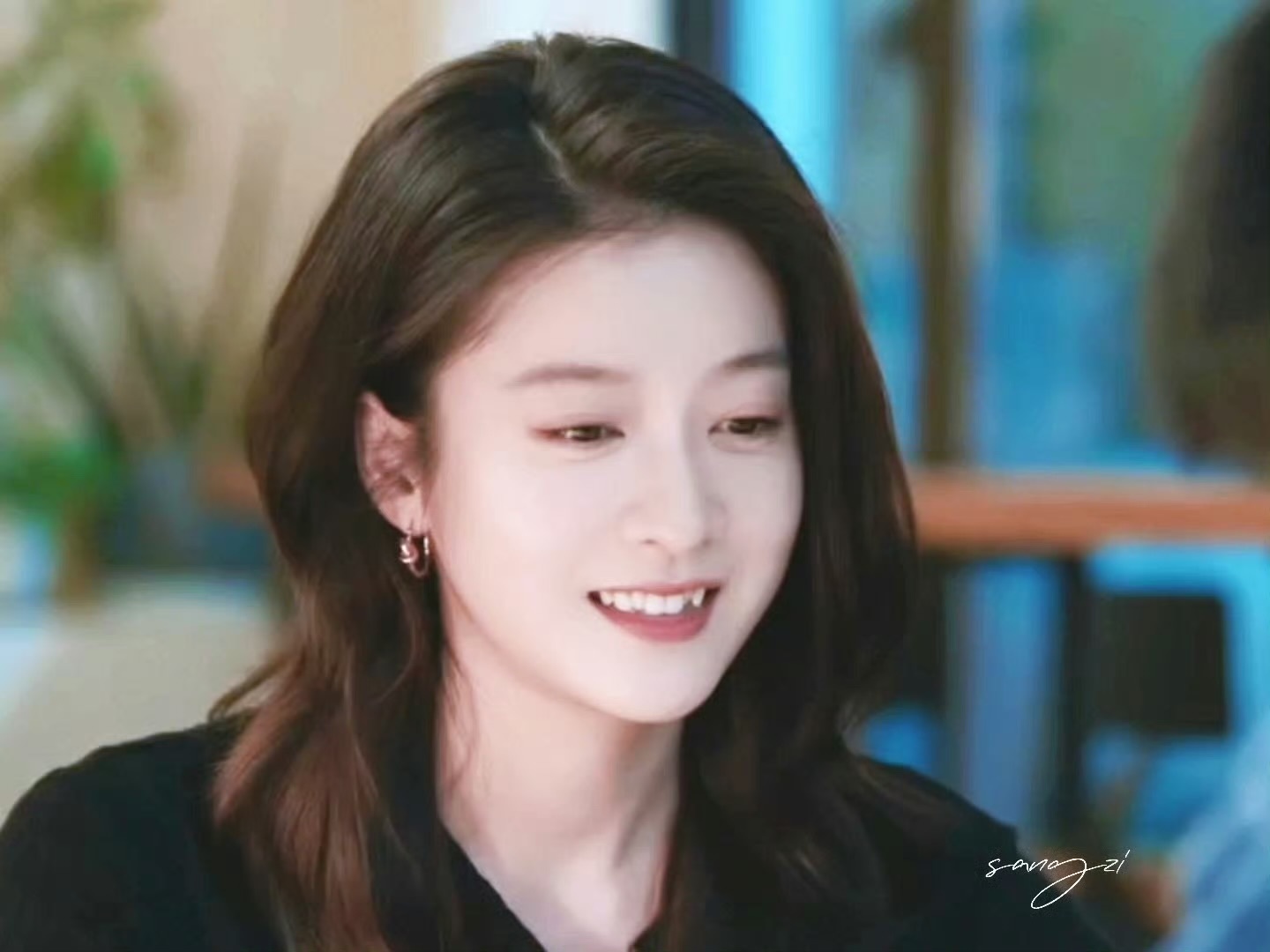 张雪迎新剧状态截图，瘦了好看