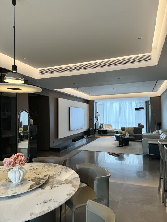 在长大的城市，买了套靠公园的249 m²大房子
