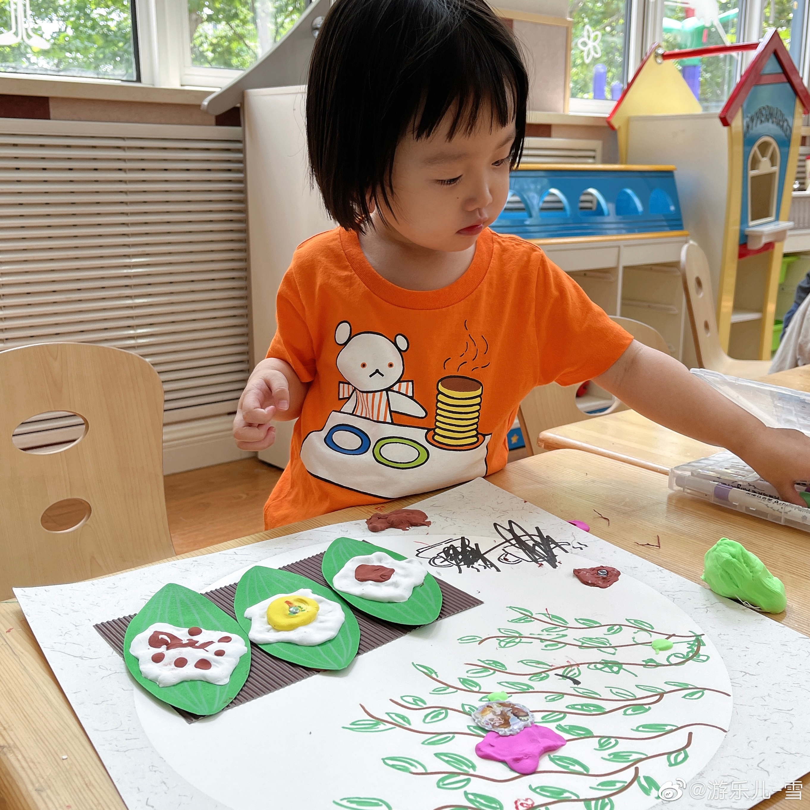 今天下大雨[下雨][下雨][下雨]空气很舒服，不过还是热，更新下这几天的日常。1