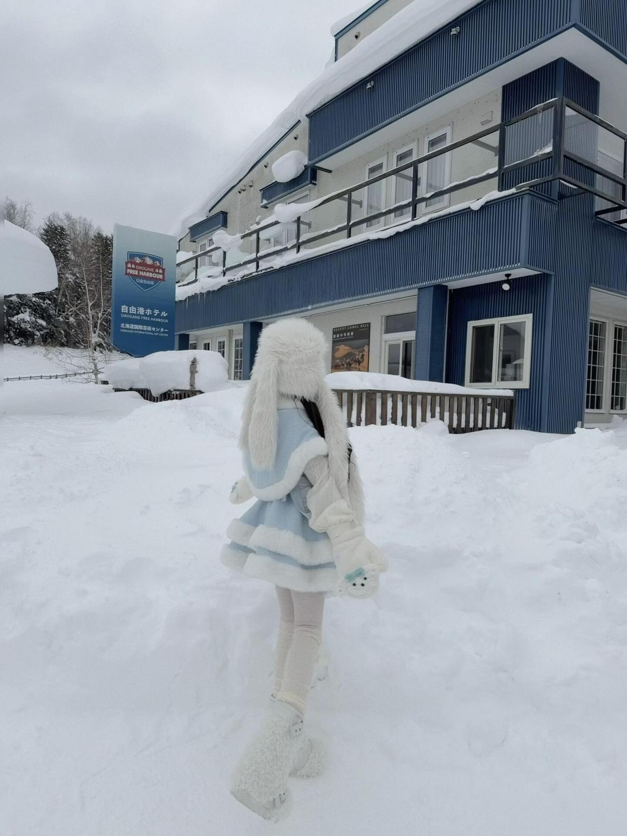 ❄️ 冬日幸福時⸝⸝>ヮ<⸝⸝。⋆雪地里来了一只萌贝贝
包车旭川美英玩了一整天～