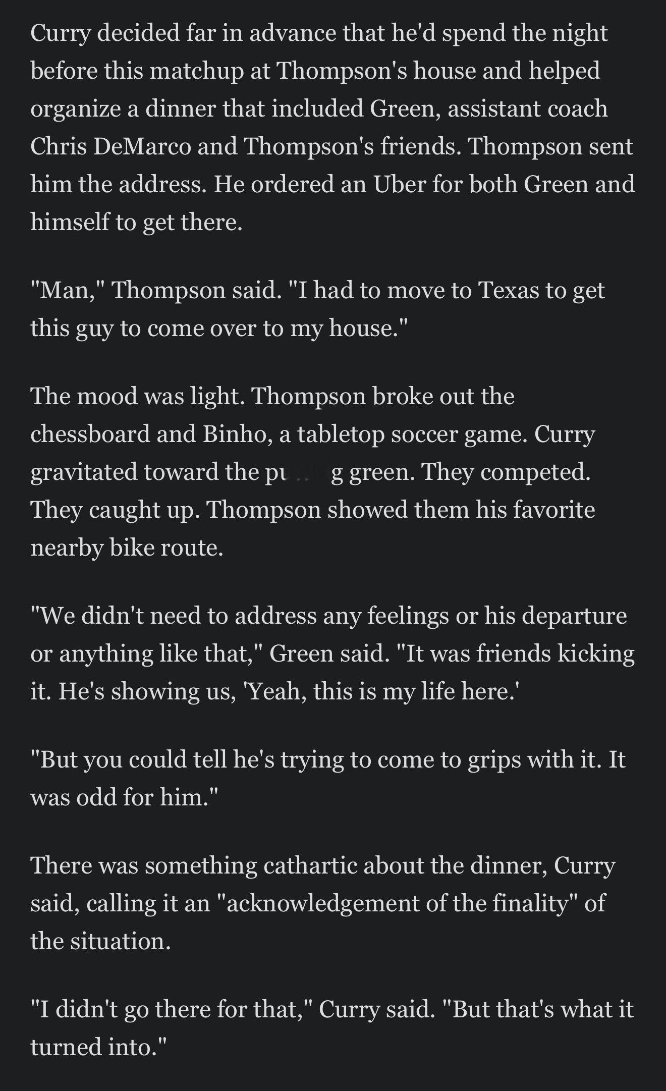 推荐大家espn anthony slater写给勇士独行侠圣诞大战的预热文章，