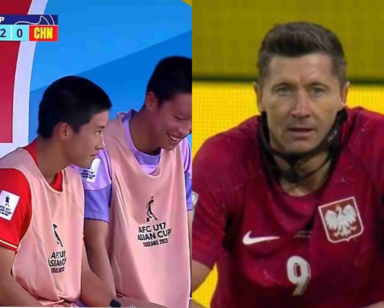 同样是输球，我们却看到了两种截然不同的价值取向！
今天凌晨波兰国家队在世预赛附加