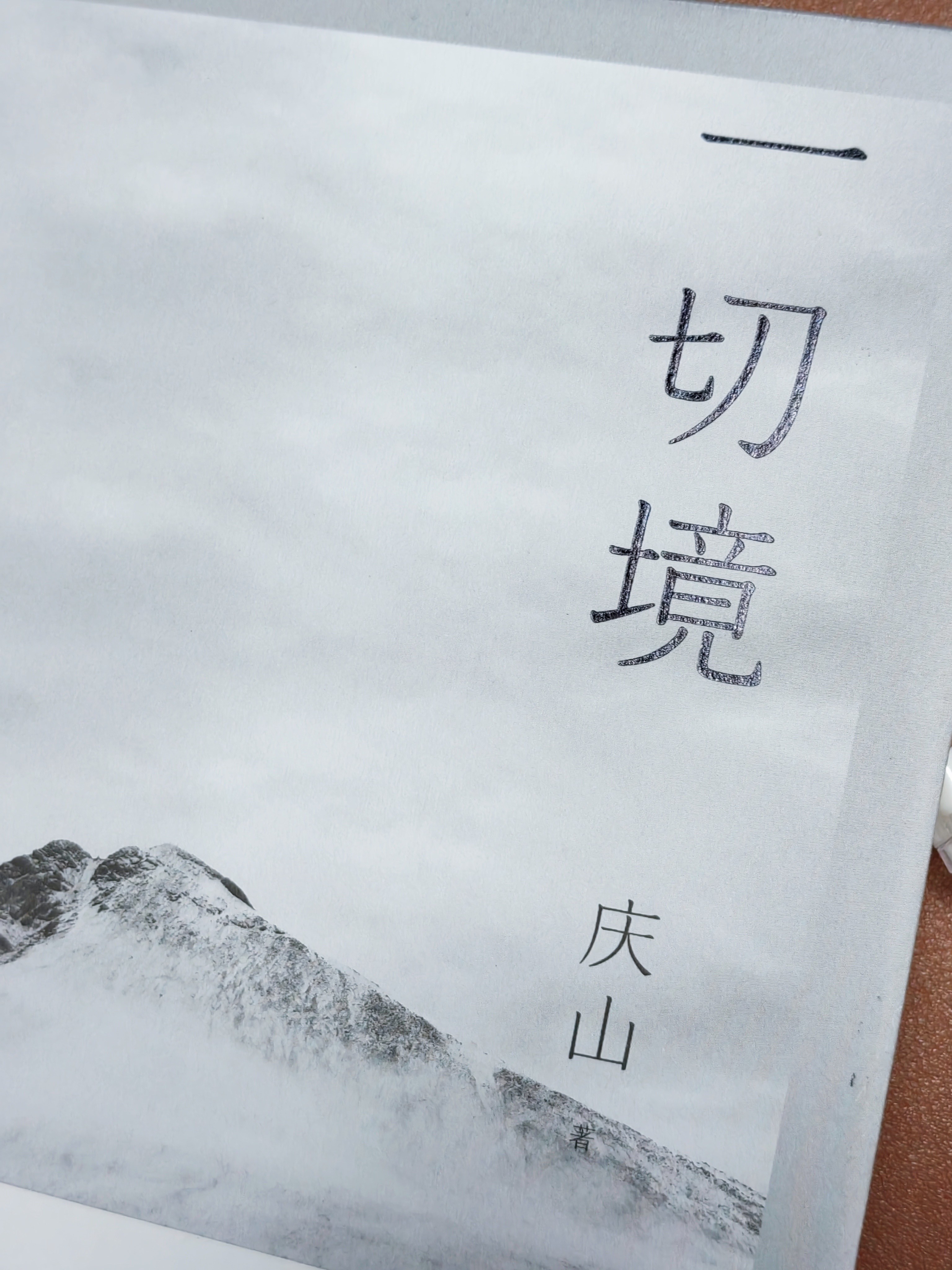 庆山：要么离开，要么清醒、理性、克制、接纳地留着。——《一切境》  专栏 · 时