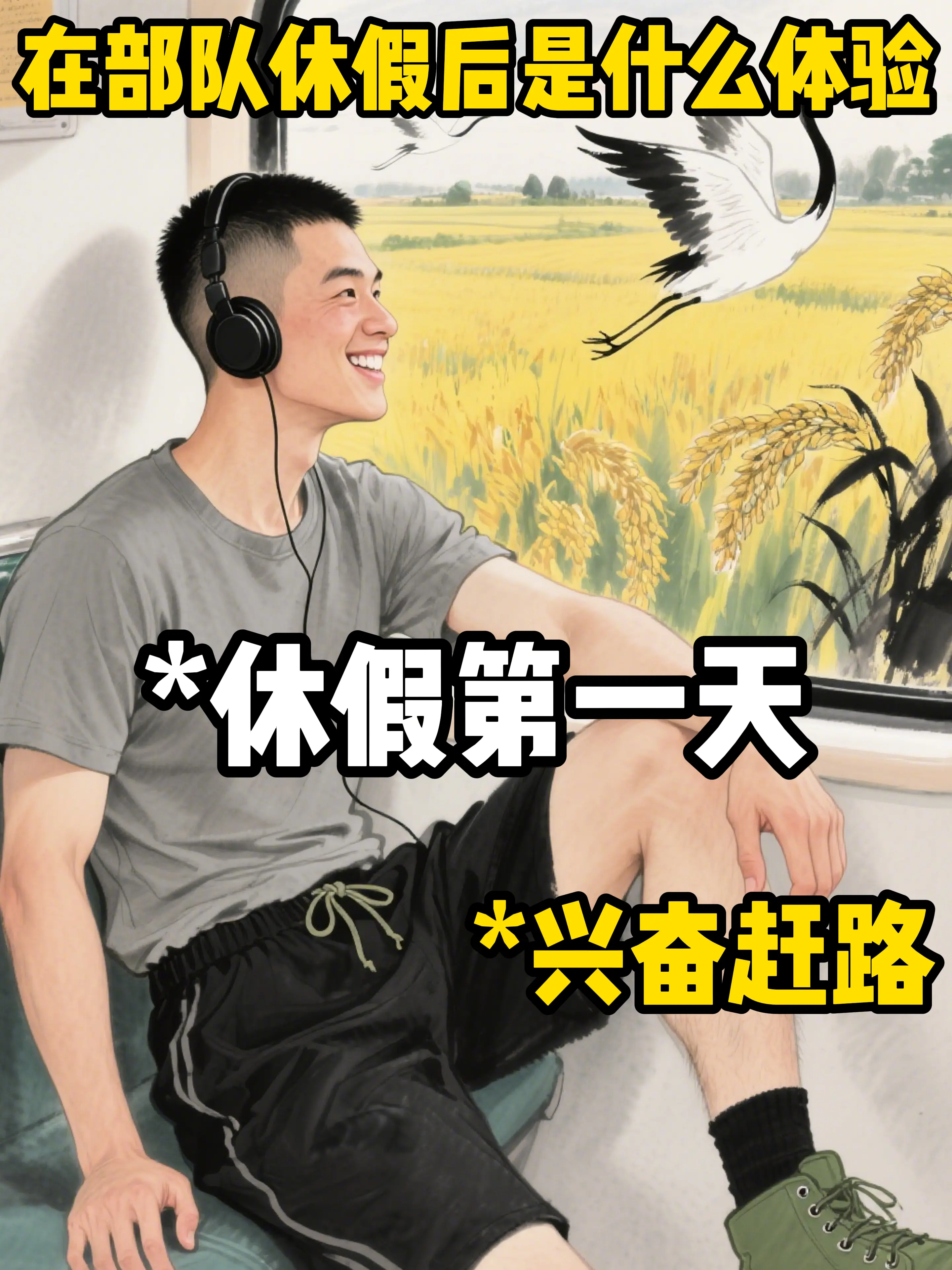 休假时候多开心，回去时候就多难过。