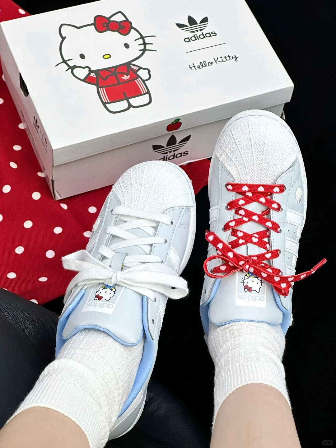 🔴◡̈ 好乖!!Hello kitty x adidas真滴爱了！